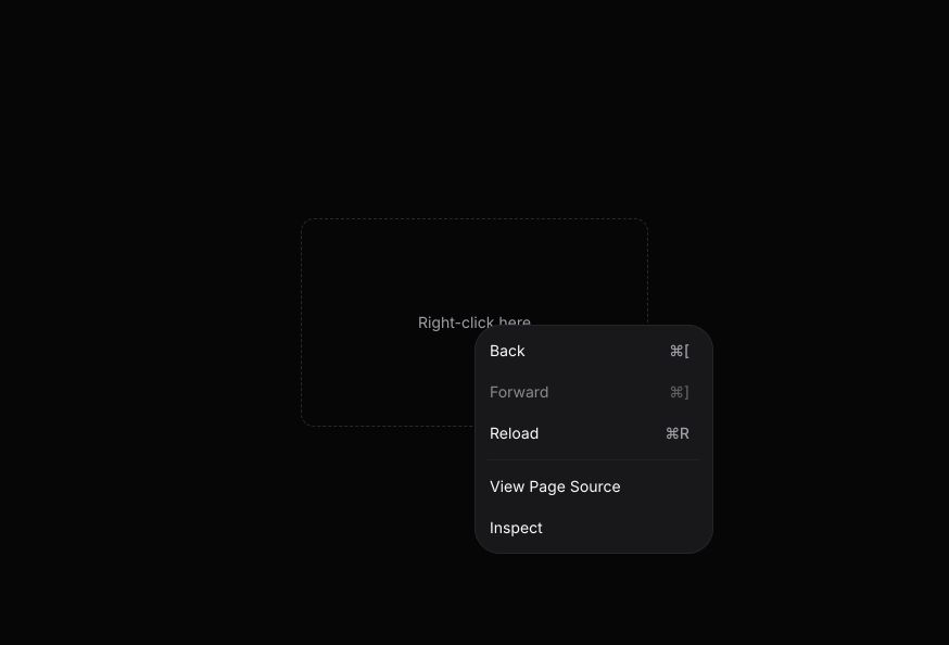 Context Menu