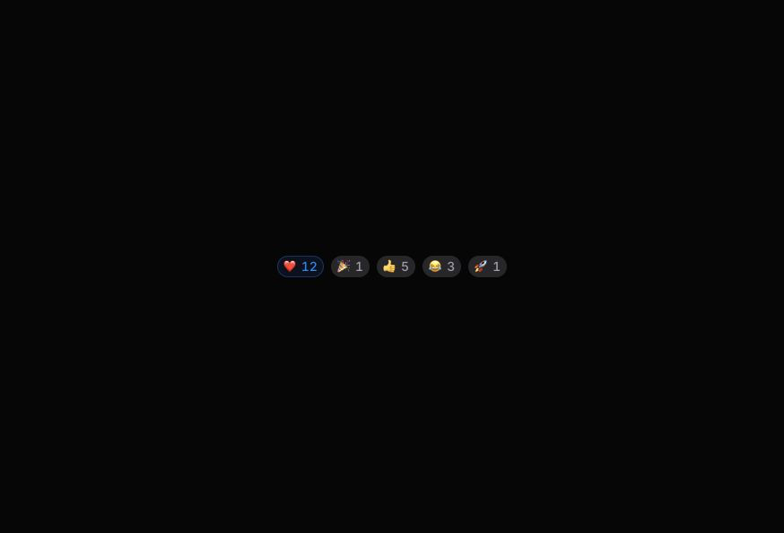 Emoji Reaction Button