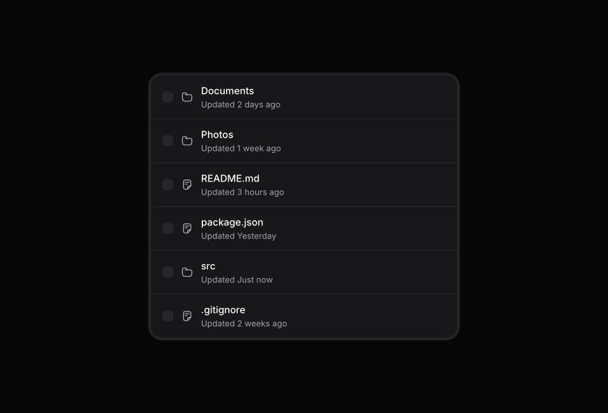 List View