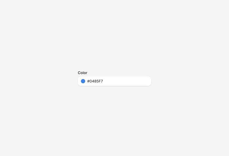 Color Input Group