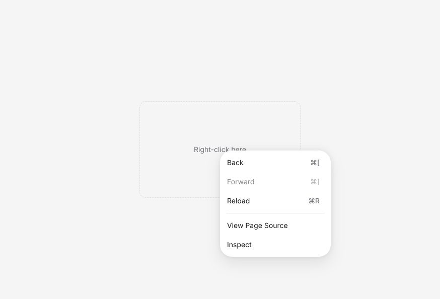 Context Menu