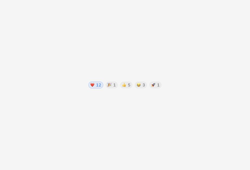Emoji Reaction Button