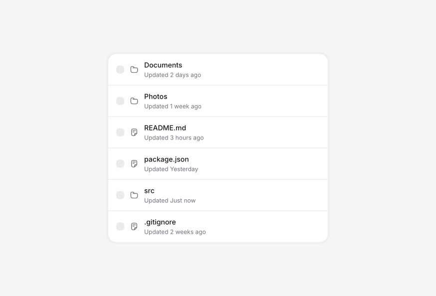 List View
