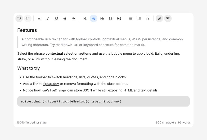 Rich Text Editor